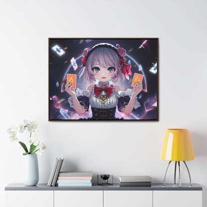 "Arcane Card Mastery" - Gallery Canvas Wraps, Horizontal Frame