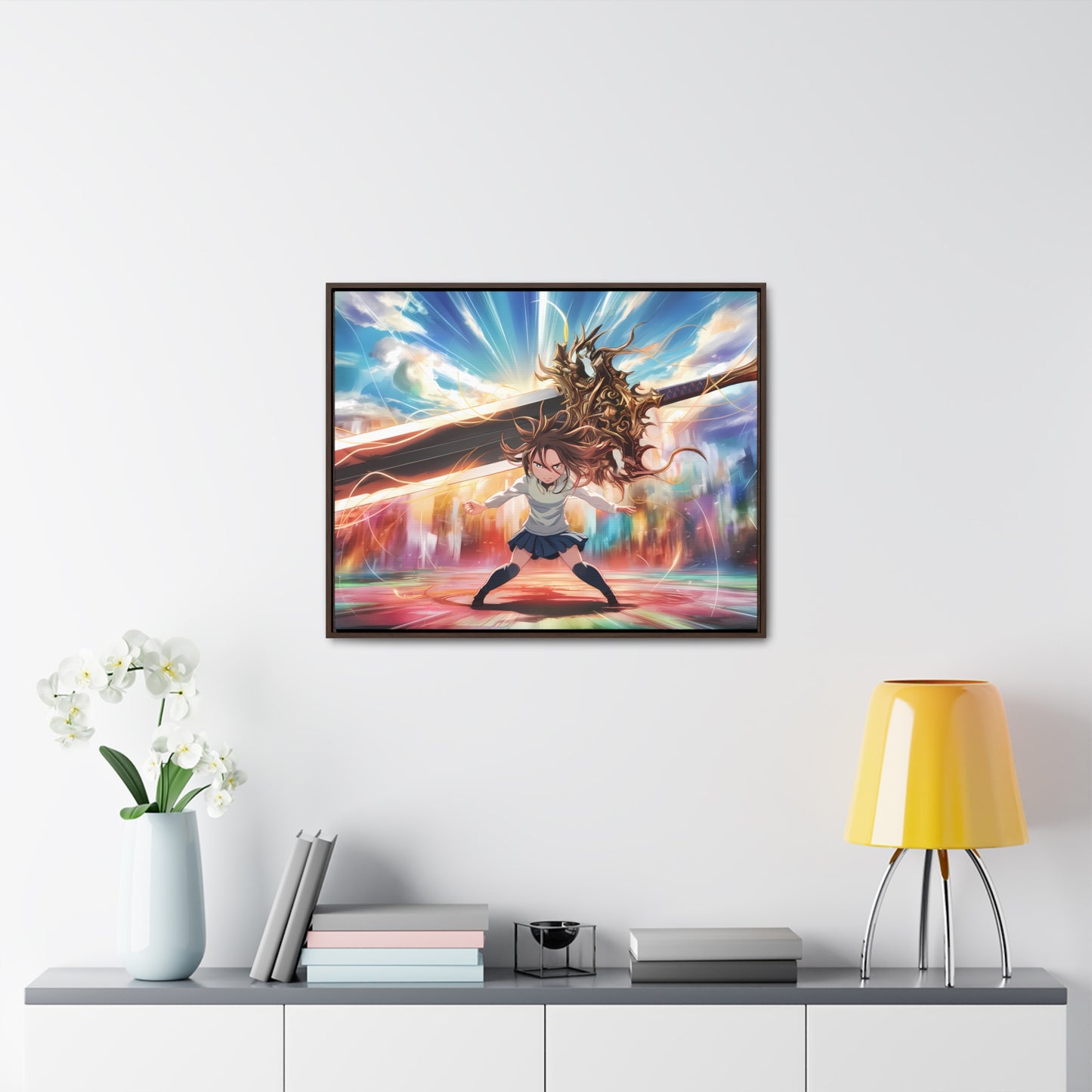 Blade of the Infinite Resolve - Gallery Canvas Wraps, Horizontal Frame