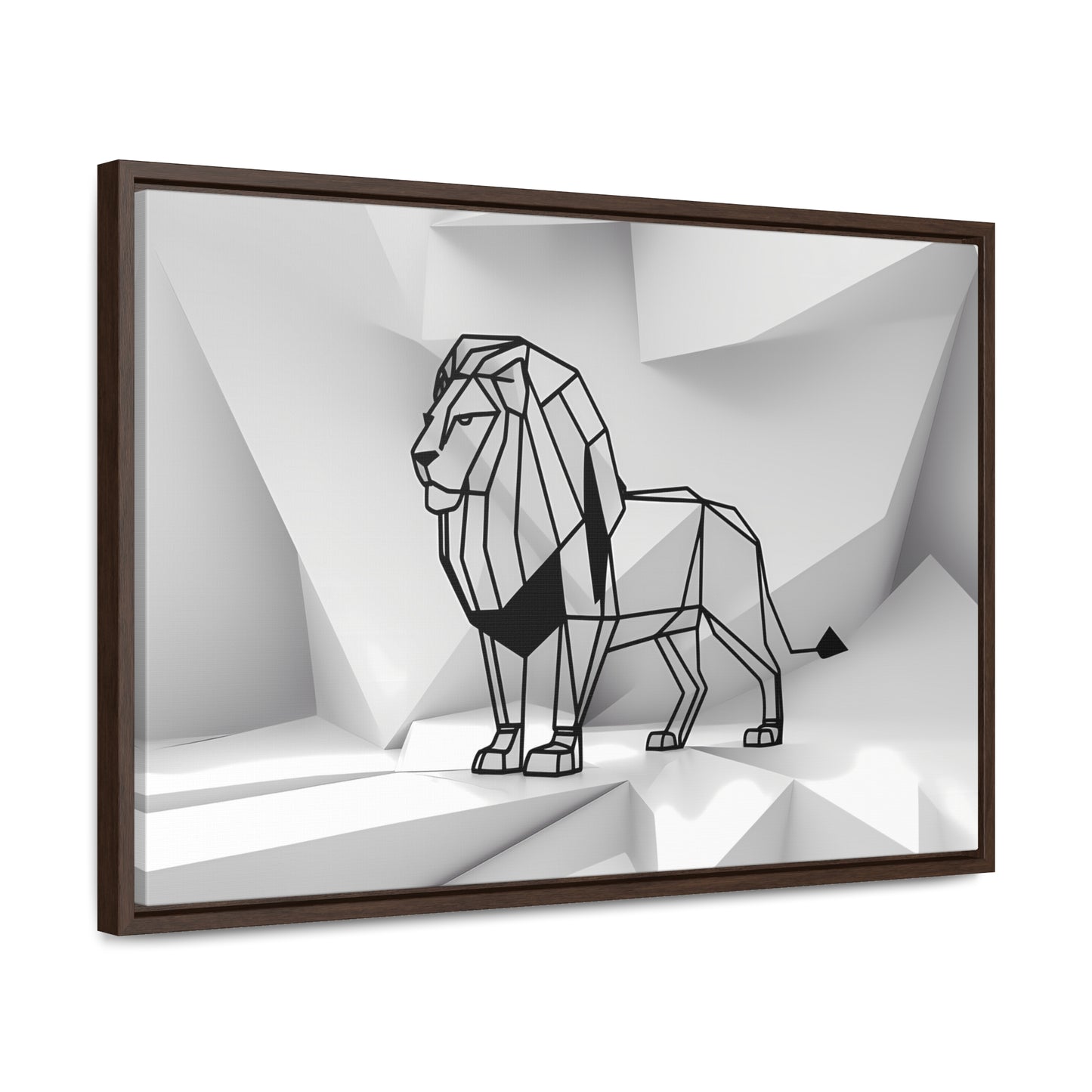 Geometric Majesty - Gallery Canvas Wraps, Horizontal Frame