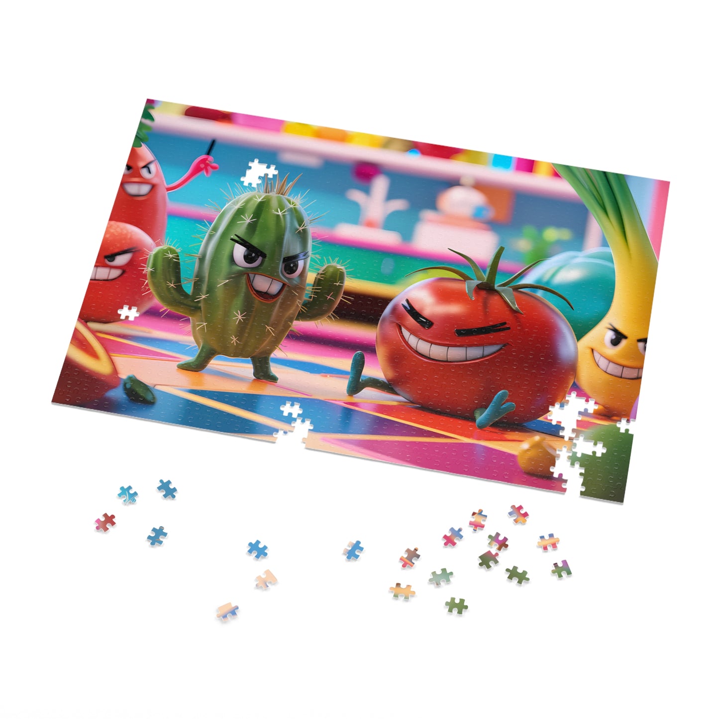 Battle of the Spicy Salsa Crew - Jigsaw Puzzle (30, 110, 252, 500,1000-Piece)