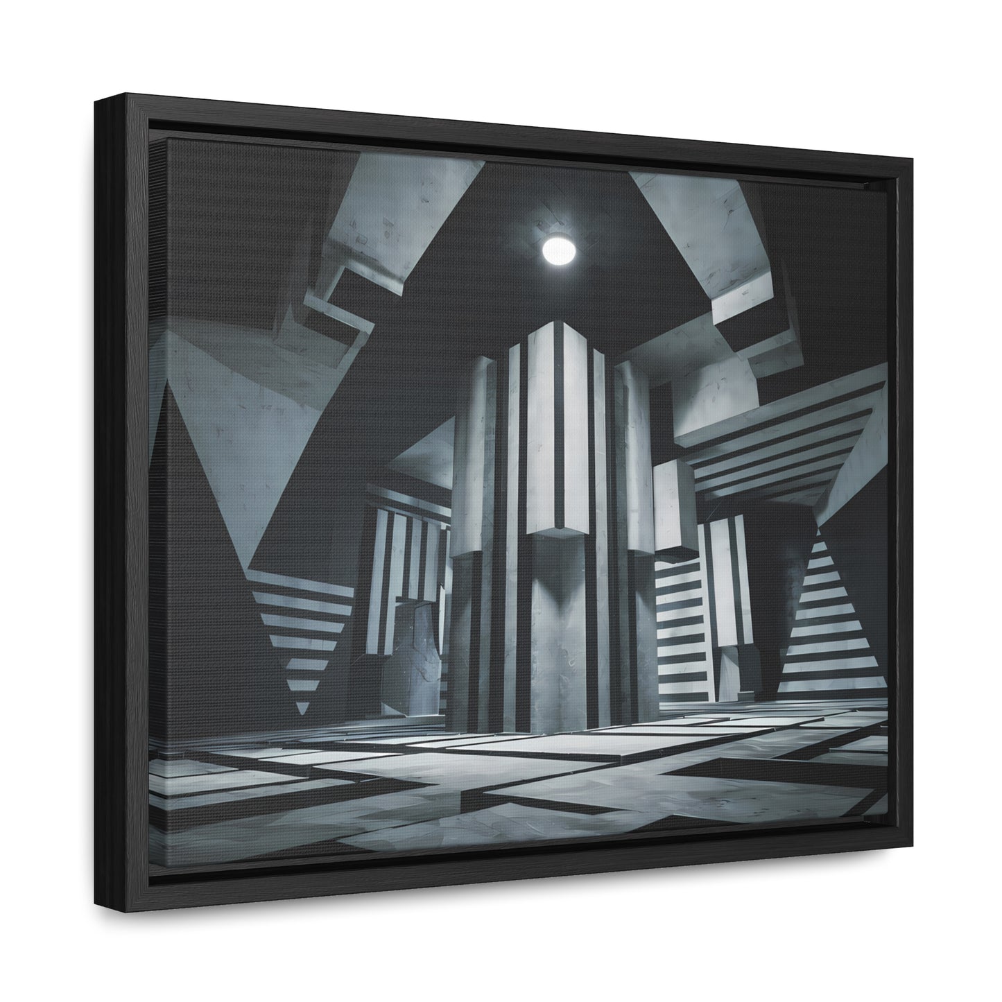 The Geometry of Shadows - Gallery Canvas Wraps, Horizontal Frame