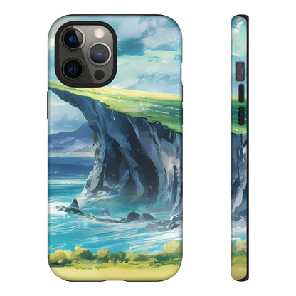 Anime Cliff by the Sea - Smartphone Tough Cases