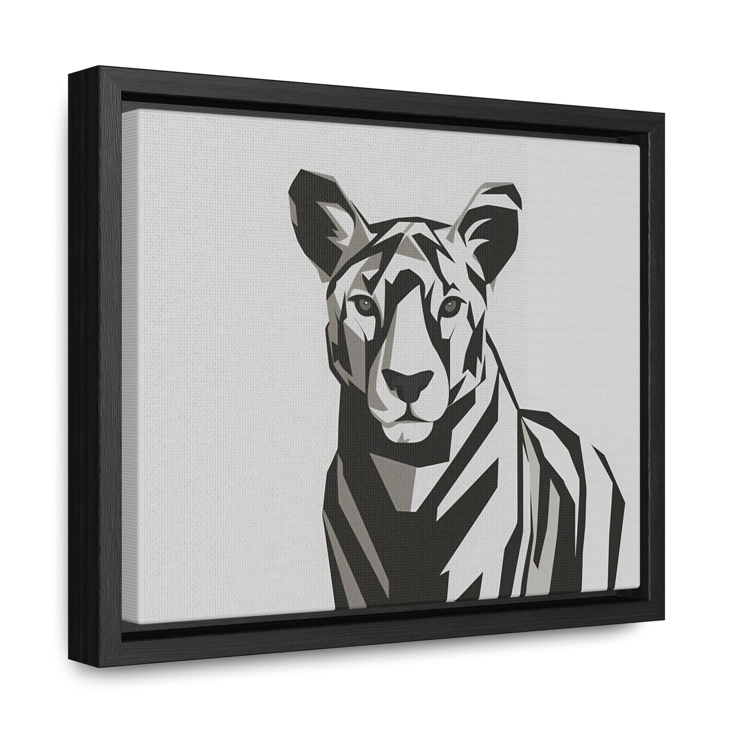 "Monochrome Majesty" - Gallery Canvas Wraps, Horizontal Frame