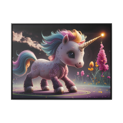 "Twilight Spark of the Enchanted Meadow" - Gallery Canvas Wraps, Horizontal Frame