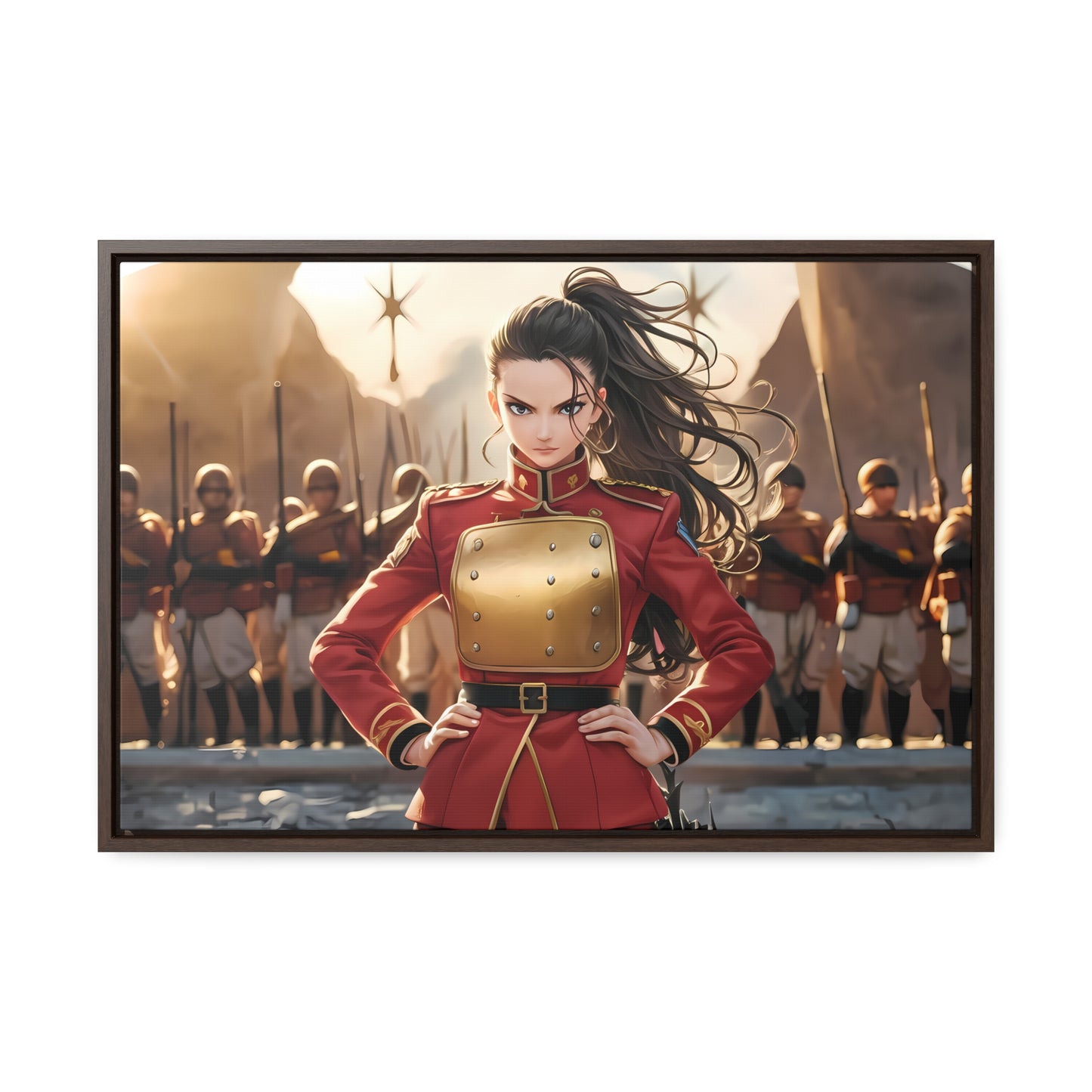 Commander of the Crimson Legion - Gallery Canvas Wraps, Horizontal Frame