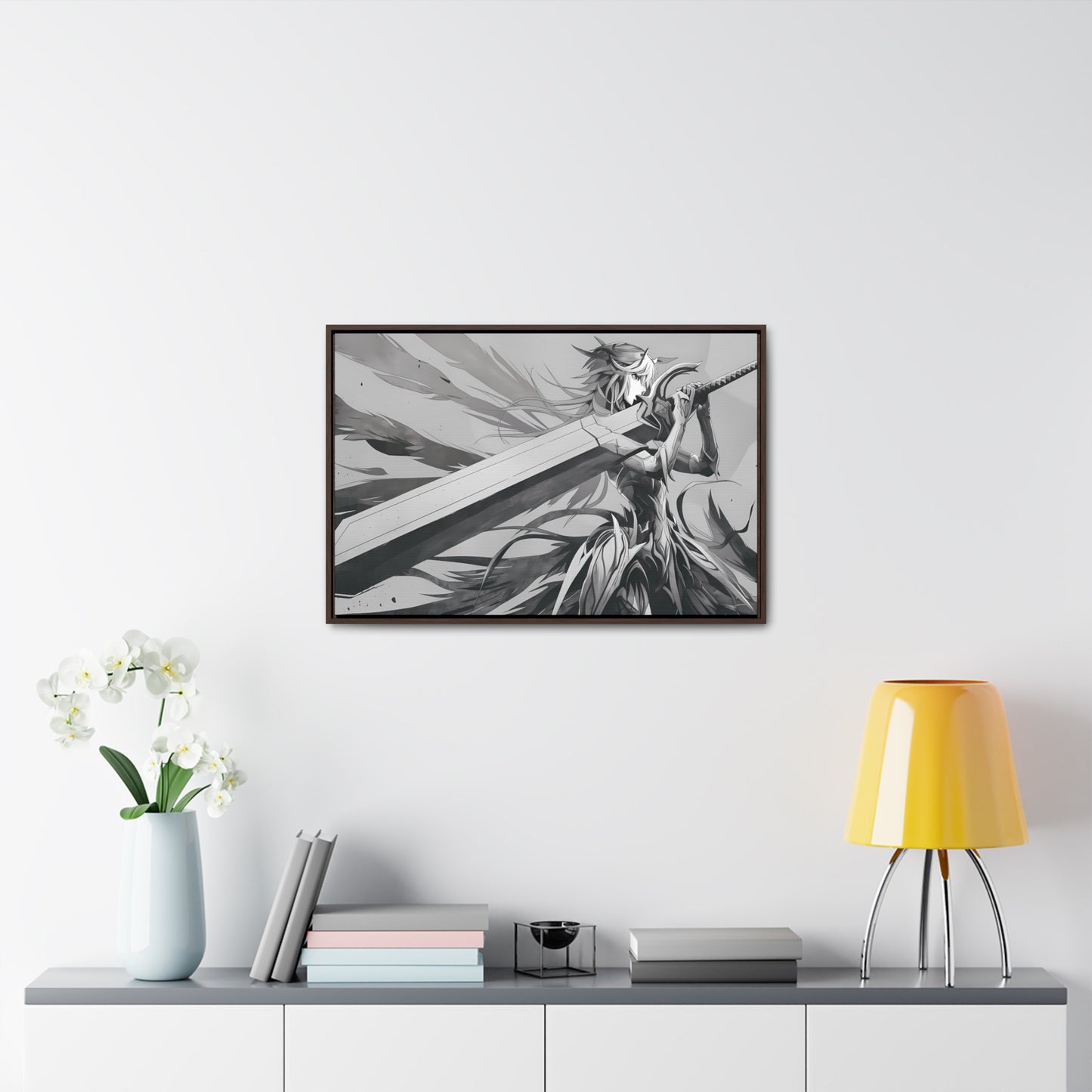 Eclipse of the Blade - Gallery Canvas Wraps, Horizontal Frame