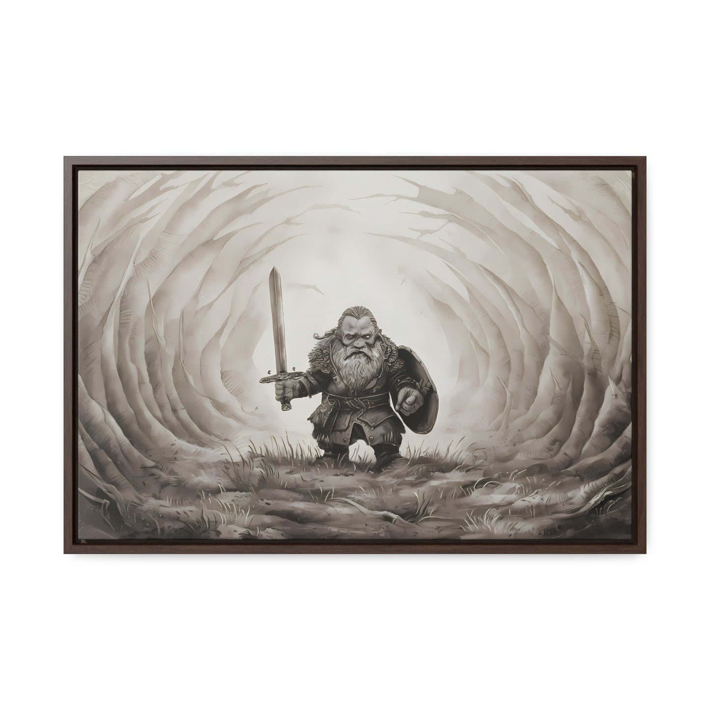 Defender of the Hollowed Path - Gallery Canvas Wraps, Horizontal Frame