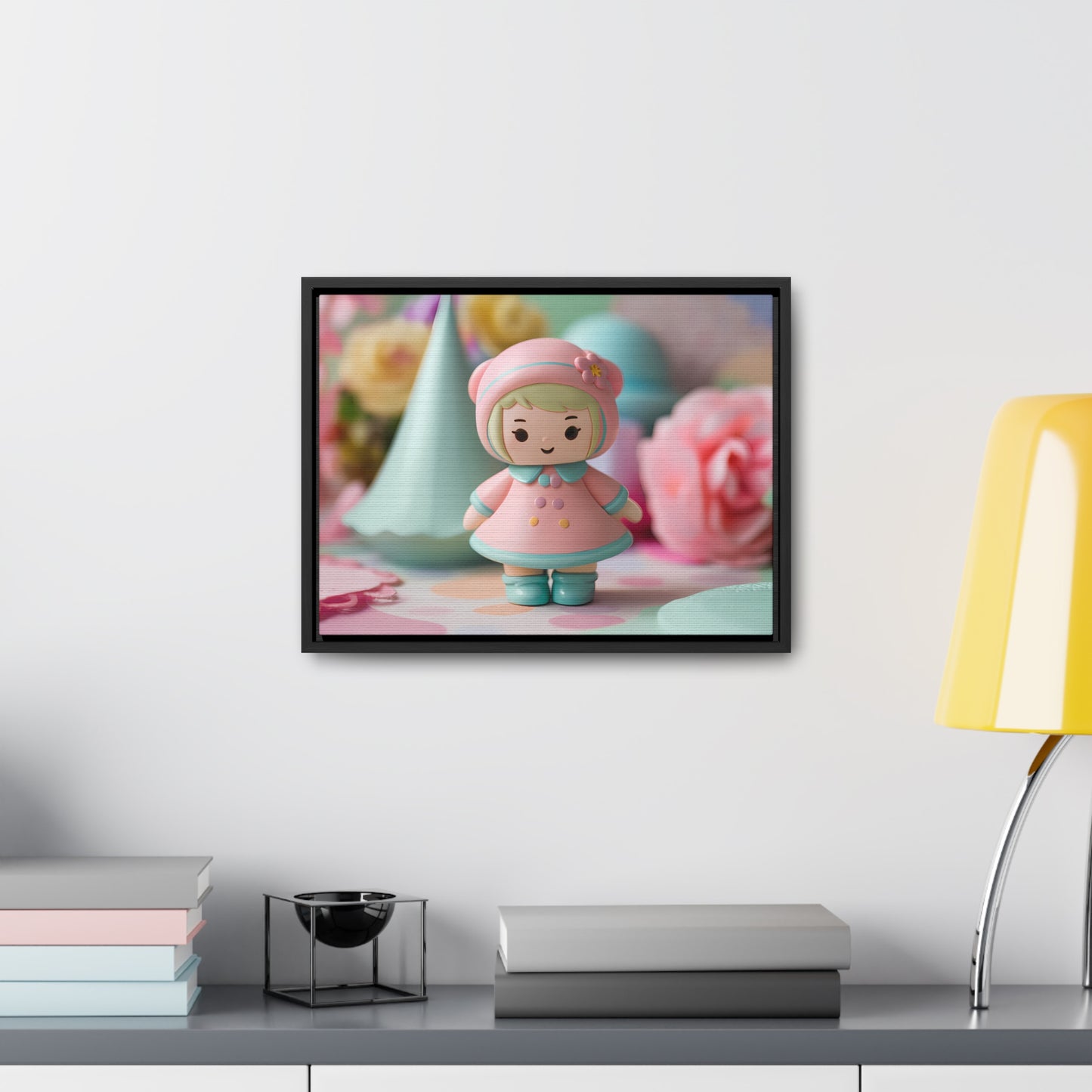 Sweet Pastel Dreamland - Gallery Canvas Wraps, Horizontal Frame