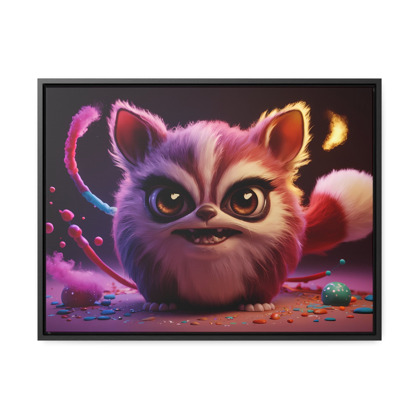 Cosmic Candy Critter - Gallery Canvas Wraps, Horizontal Frame