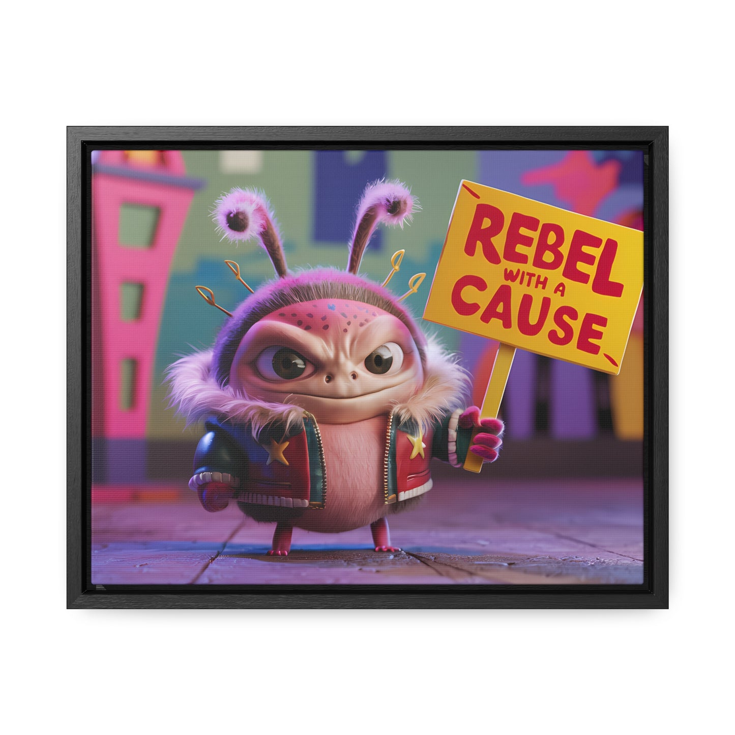 Rebel with a Cause - Gallery Canvas Wraps, Horizontal Frame