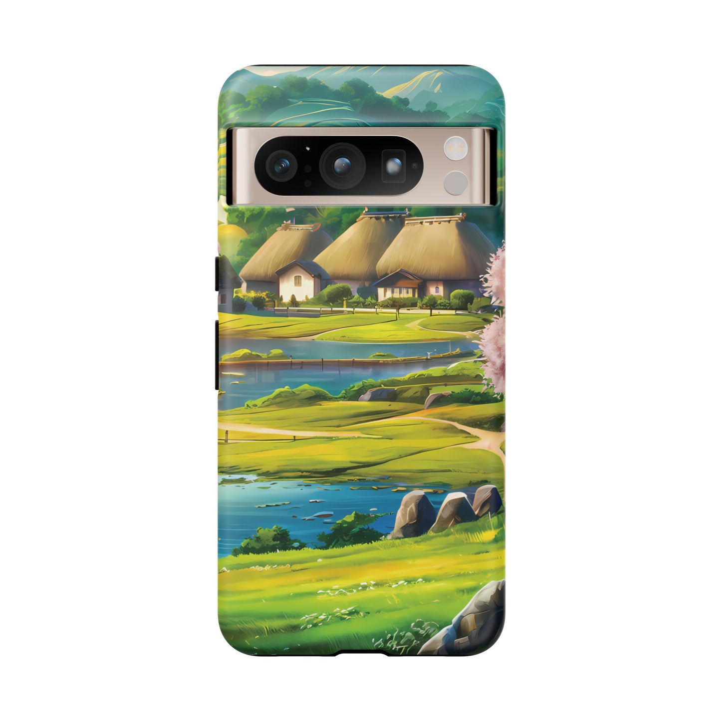 Idyllic Anime Village - Smartphone Tough Cases