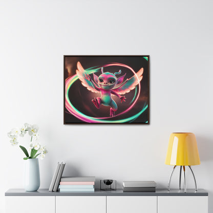 Wings of Radiant Joy - Gallery Canvas Wraps, Horizontal Frame