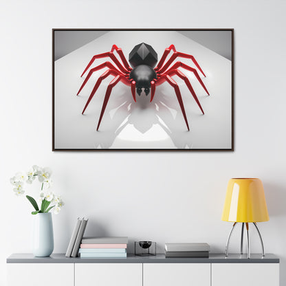 Crimson Arachnid - Gallery Canvas Wraps, Horizontal Frame