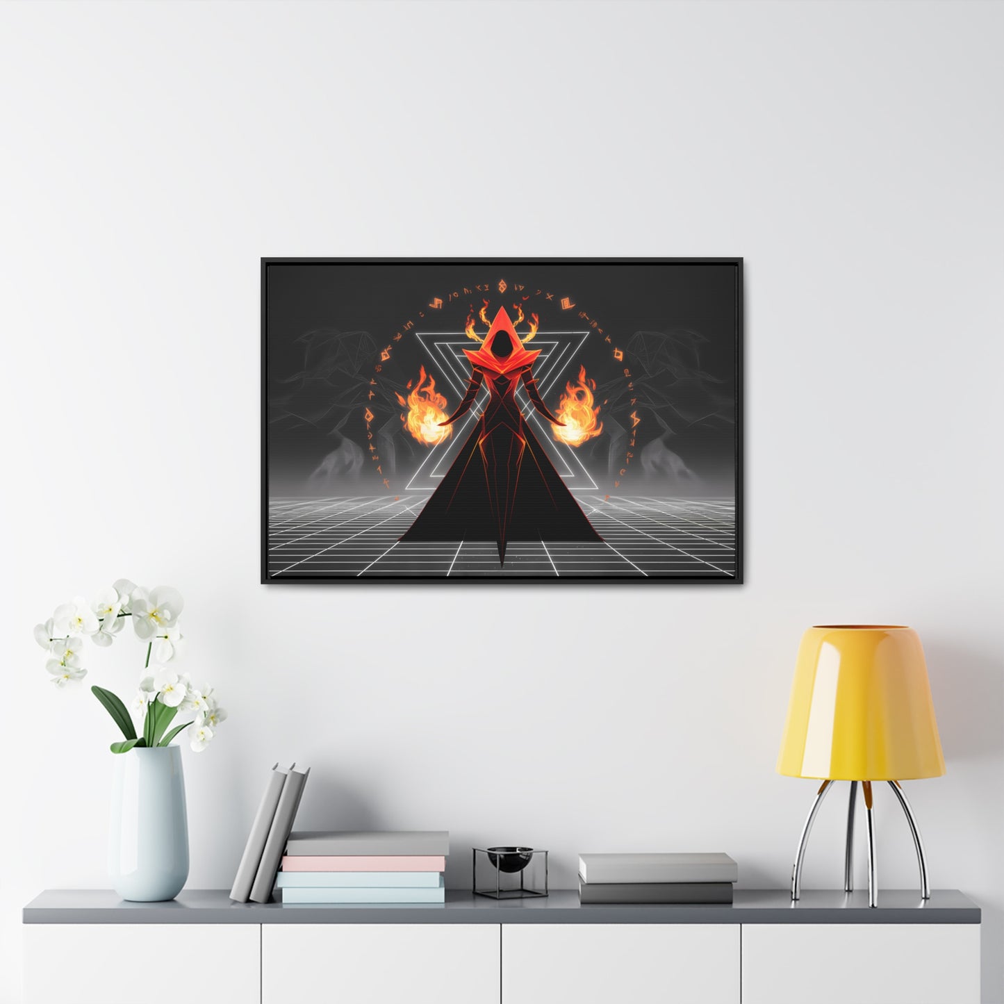 Eternal Pyromancer - Gallery Canvas Wraps, Horizontal Frame