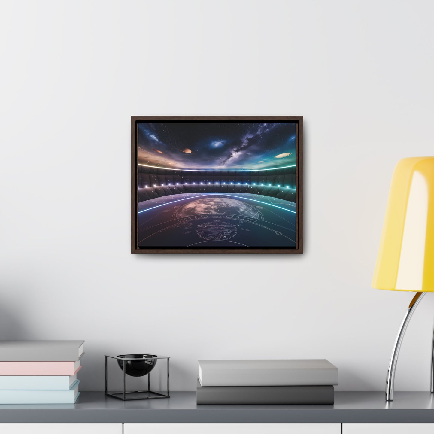 Stellar Observatory Nexus - Gallery Canvas Wraps, Horizontal Frame