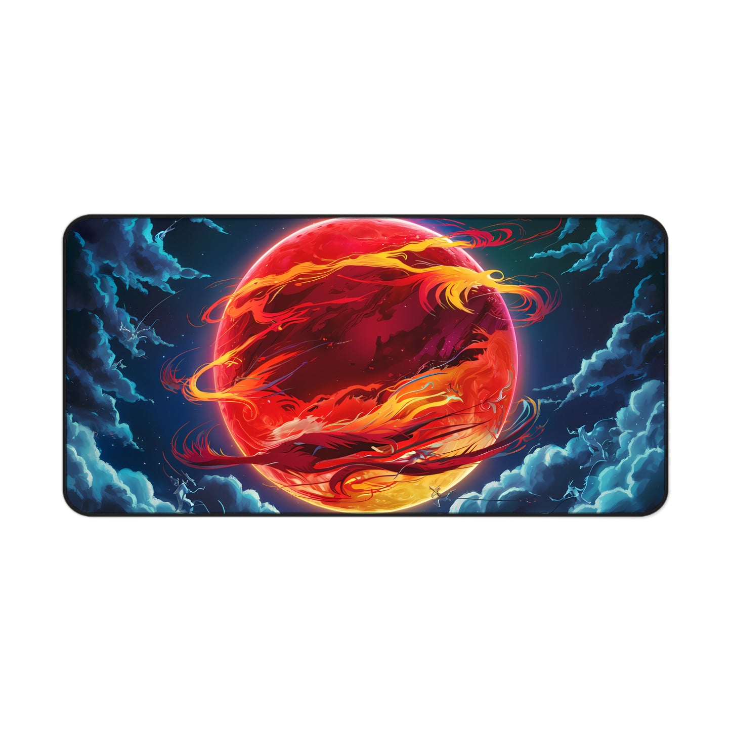 Inferno's Embrace - Desk Mat