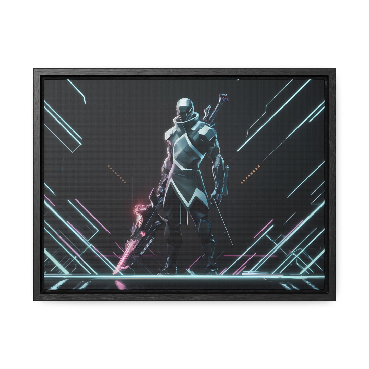 Cybernetic Vanguard - Gallery Canvas Wraps, Horizontal Frame