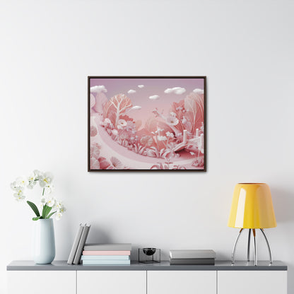 Whimsical Dawn Garden - Gallery Canvas Wraps, Horizontal Frame