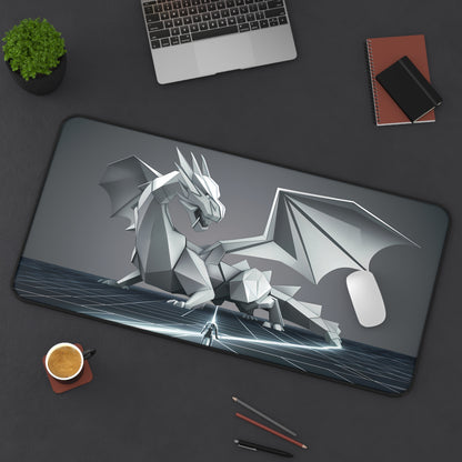 "Cyber Dragon Confrontation" - Desk Mat