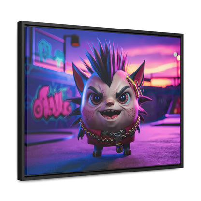 Punk Paws Unleashed - Gallery Canvas Wraps, Horizontal Frame