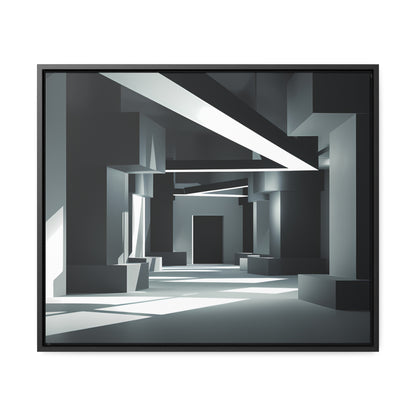 Echoes of Geometry - Gallery Canvas Wraps, Horizontal Frame