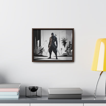 Shadowblade: The Silent Protector - Gallery Canvas Wraps, Horizontal Frame