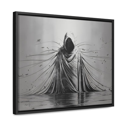 Ethereal Sentinel of the Abyss - Gallery Canvas Wraps, Horizontal Frame