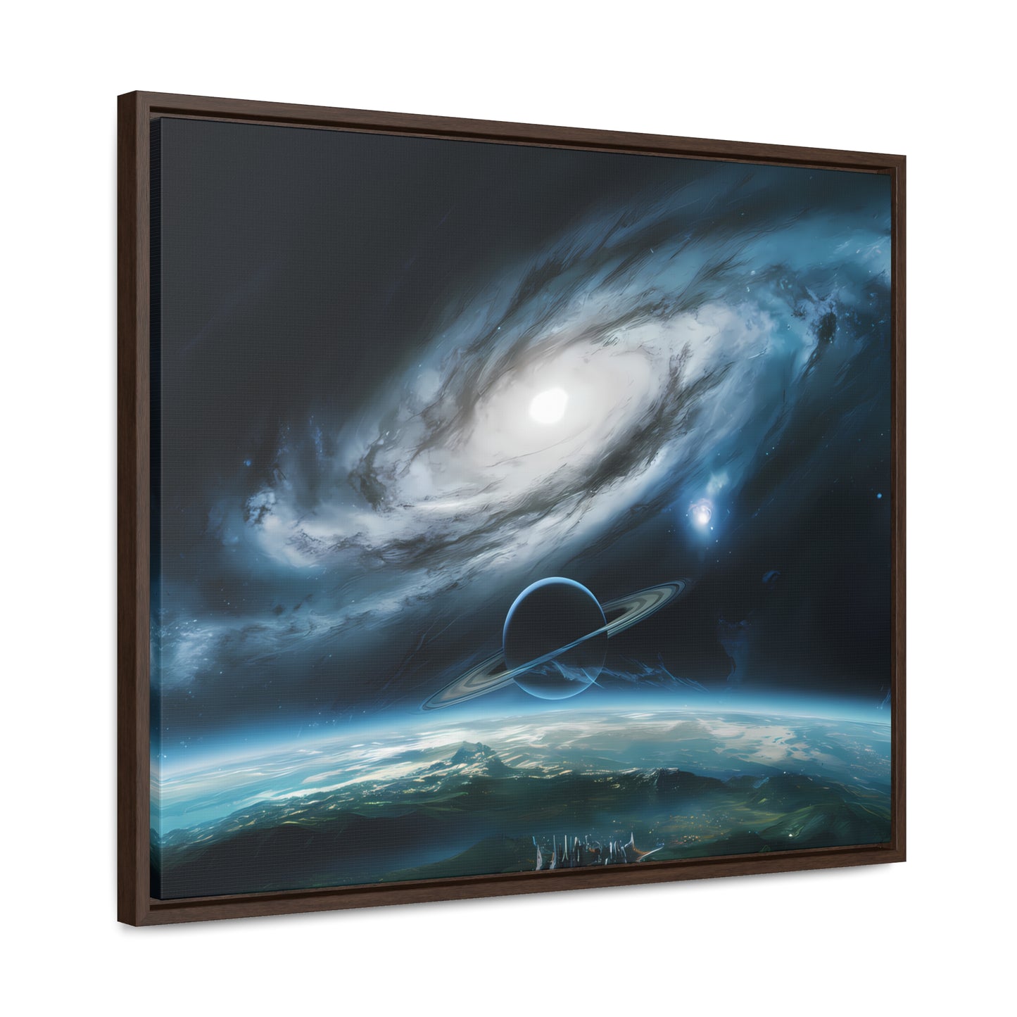 Celestial Spiral - Gallery Canvas Wraps, Horizontal Frame