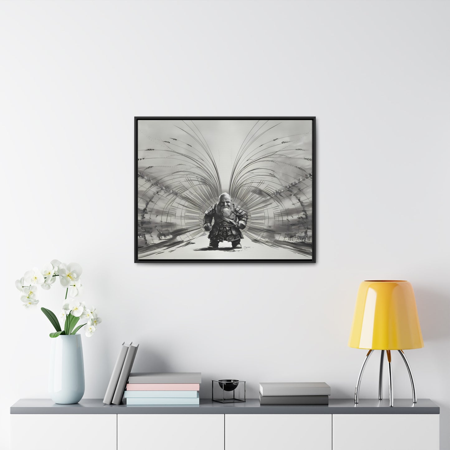 Guardian of the Elemental Winds - Gallery Canvas Wraps, Horizontal Frame