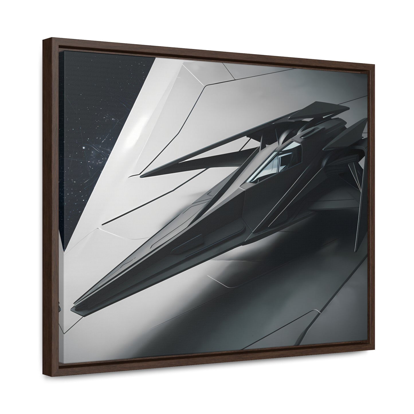 Starlance Stealth Interceptor - Gallery Canvas Wraps, Horizontal Frame