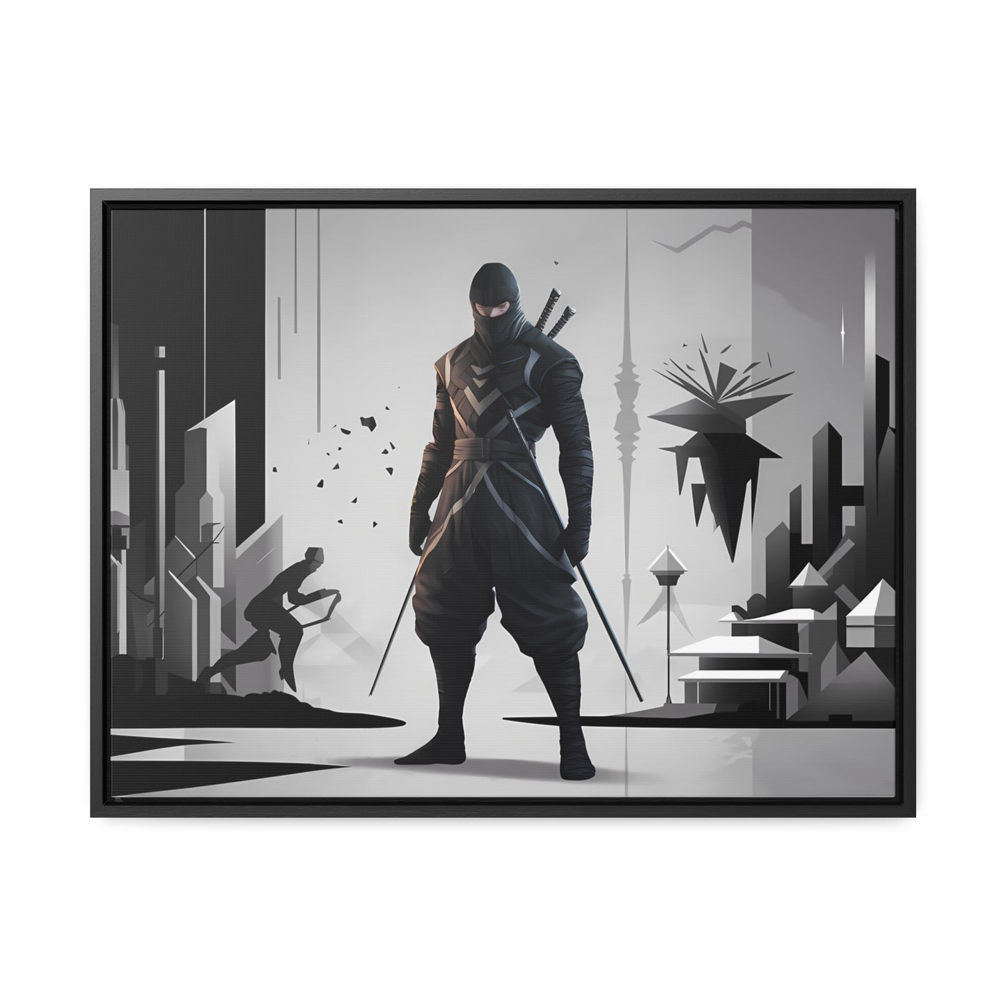 Shadowblade: The Silent Protector - Gallery Canvas Wraps, Horizontal Frame