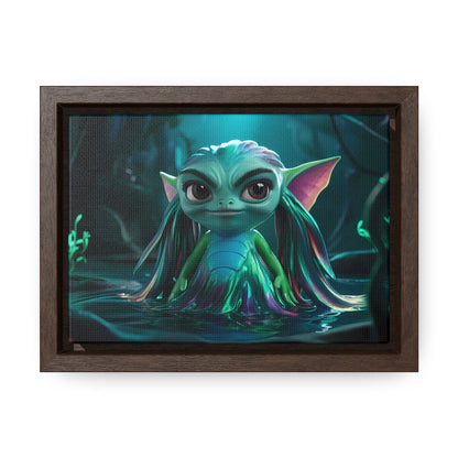 Guardian of the Enchanted Lagoon - Gallery Canvas Wraps, Horizontal Frame