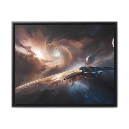 Voyage Through the Maelstrom of Stars - Gallery Canvas Wraps, Horizontal Frame