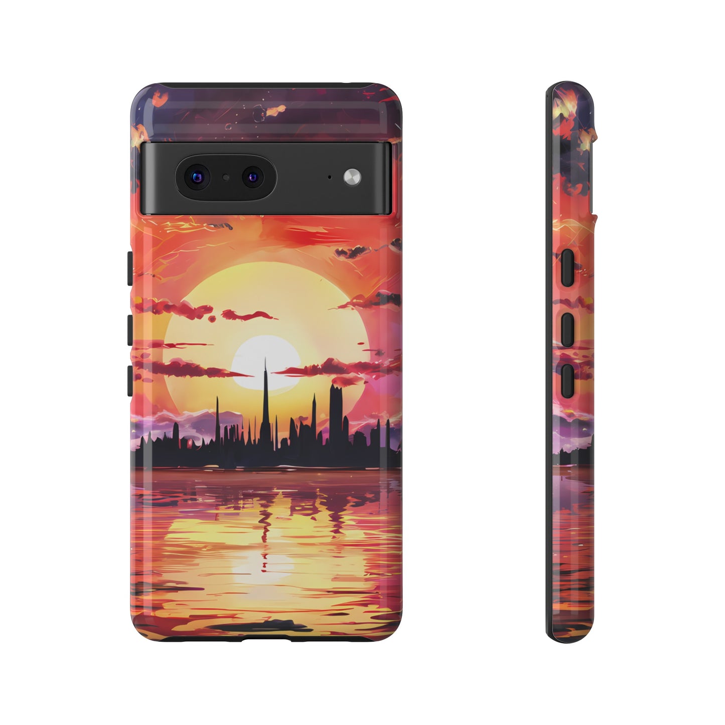 Anime Island City - Smartphone Tough Cases