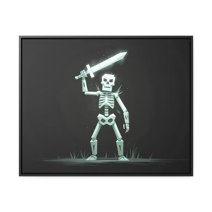 Rise of the Skeleton Warrior - Gallery Canvas Wraps, Horizontal Frame