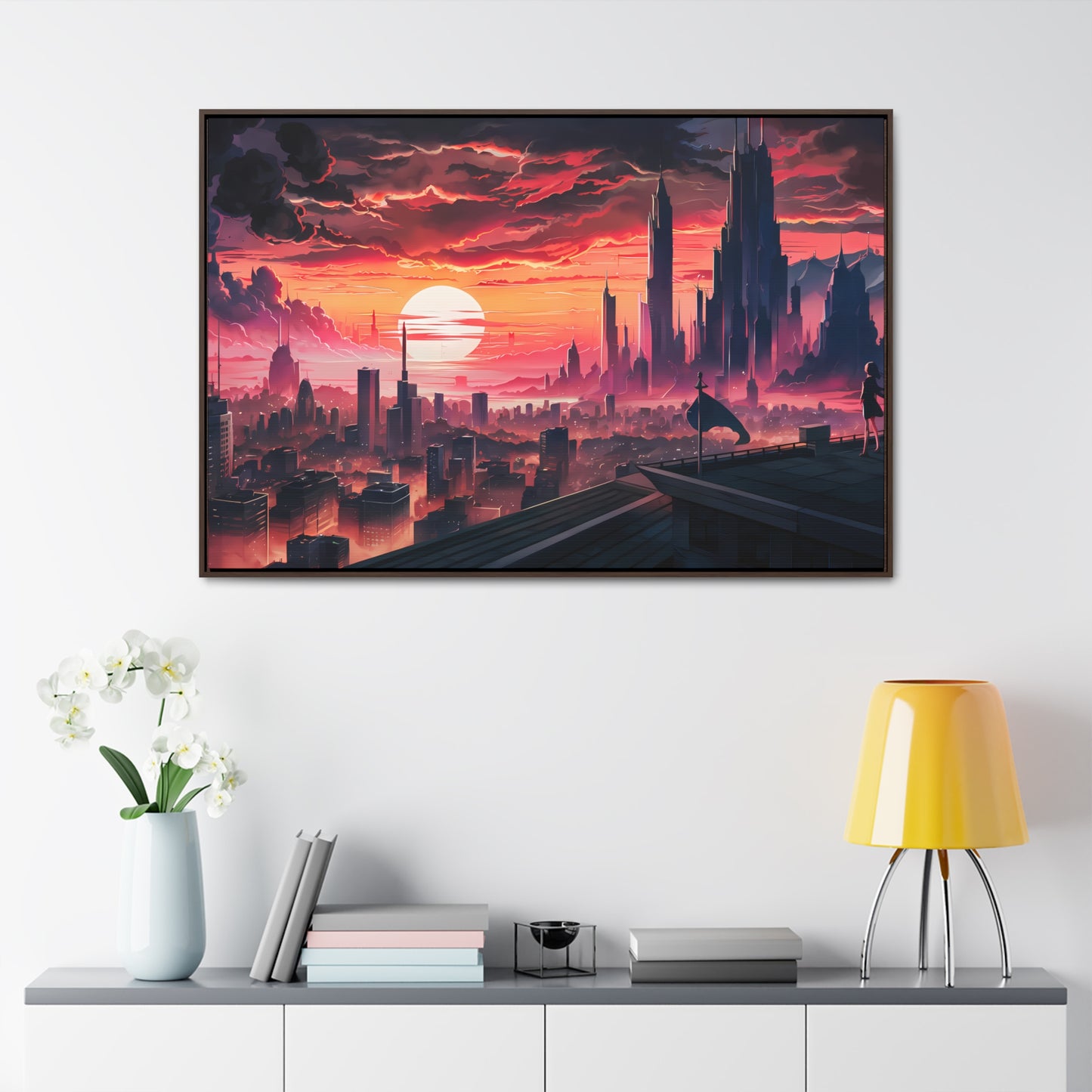 City of the Last Dawn - Gallery Canvas Wraps, Horizontal Frame