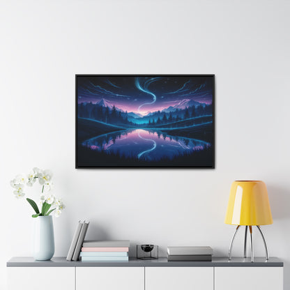 Celestial Reflection - Gallery Canvas Wraps, Horizontal Frame