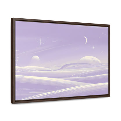 Ethereal Moonscape - Gallery Canvas Wraps, Horizontal Frame