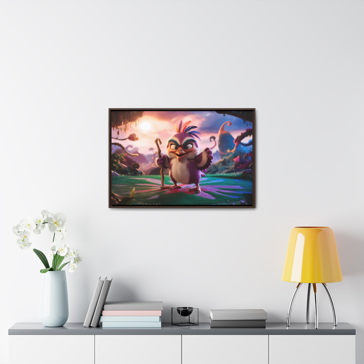 Guardian of the Enchanted Forest - Gallery Canvas Wraps, Horizontal Frame