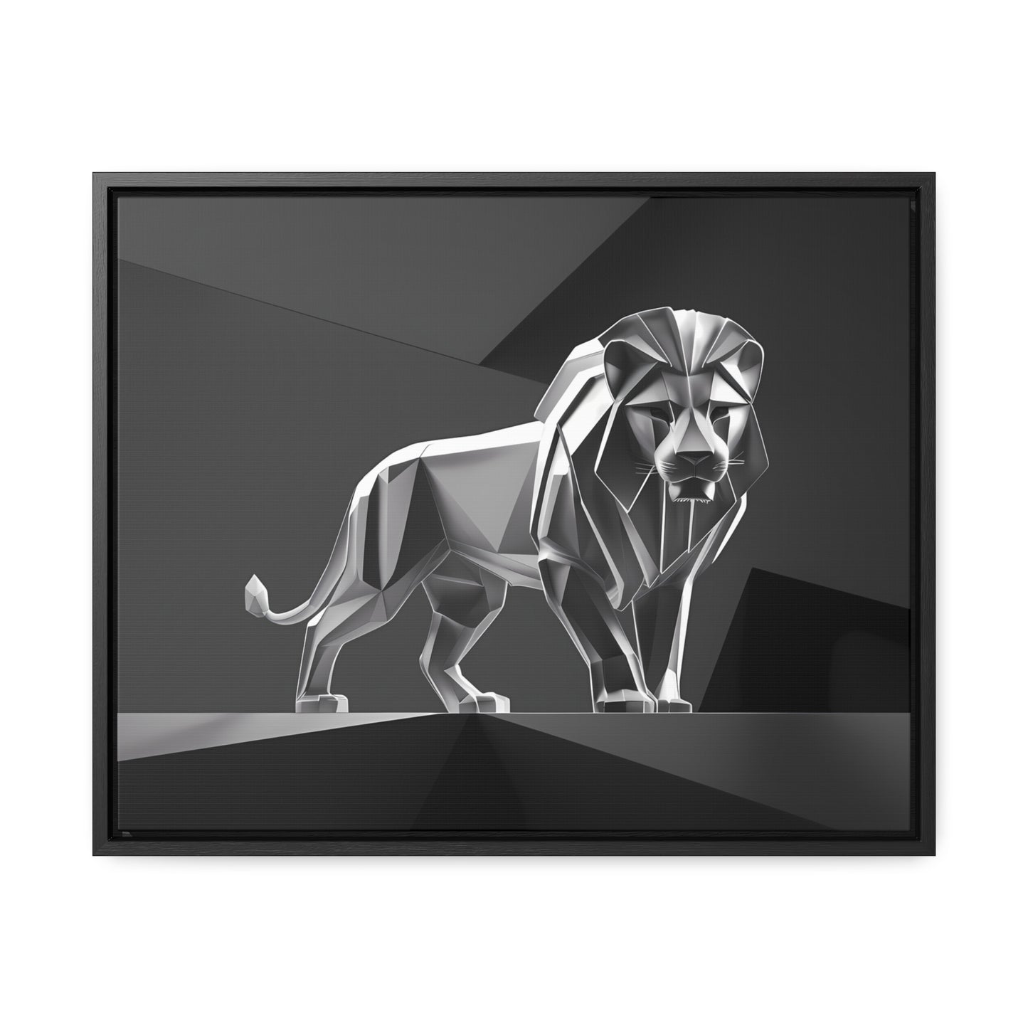 Majestic Steel Sentinel - Gallery Canvas Wraps, Horizontal Frame