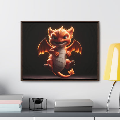 Fiery Mischief - Gallery Canvas Wraps, Horizontal Frame