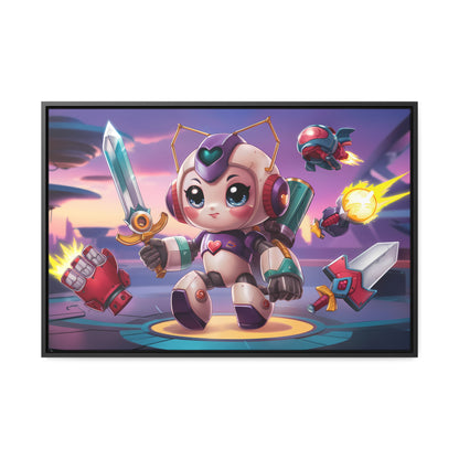 Battle Bot Hero - Gallery Canvas Wraps, Horizontal Frame