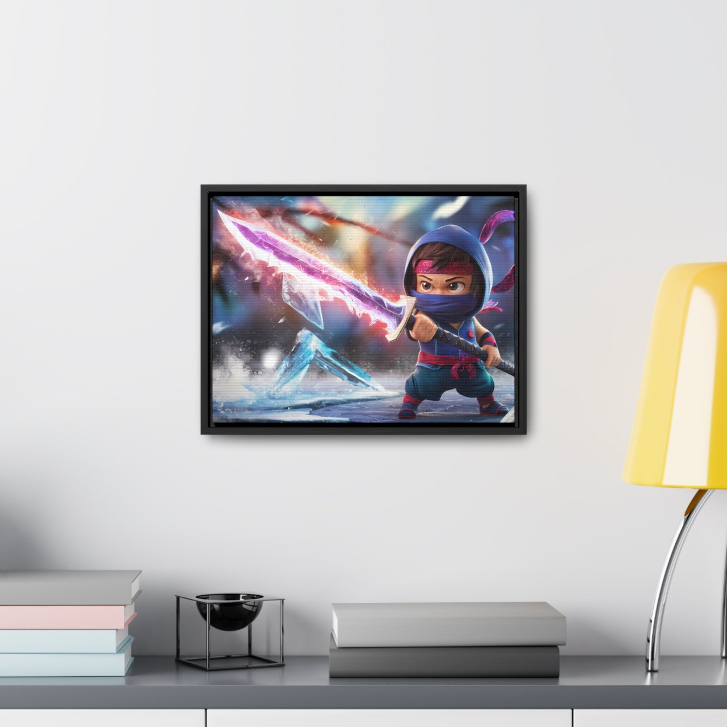 Blade of the Frozen Shadow - Gallery Canvas Wraps, Horizontal Frame