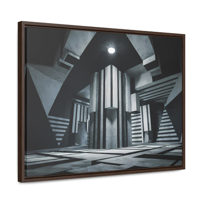 The Geometry of Shadows - Gallery Canvas Wraps, Horizontal Frame