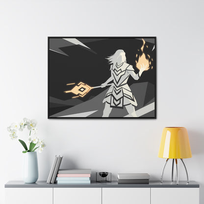 Ethereal Flamebearer - Gallery Canvas Wraps, Horizontal Frame