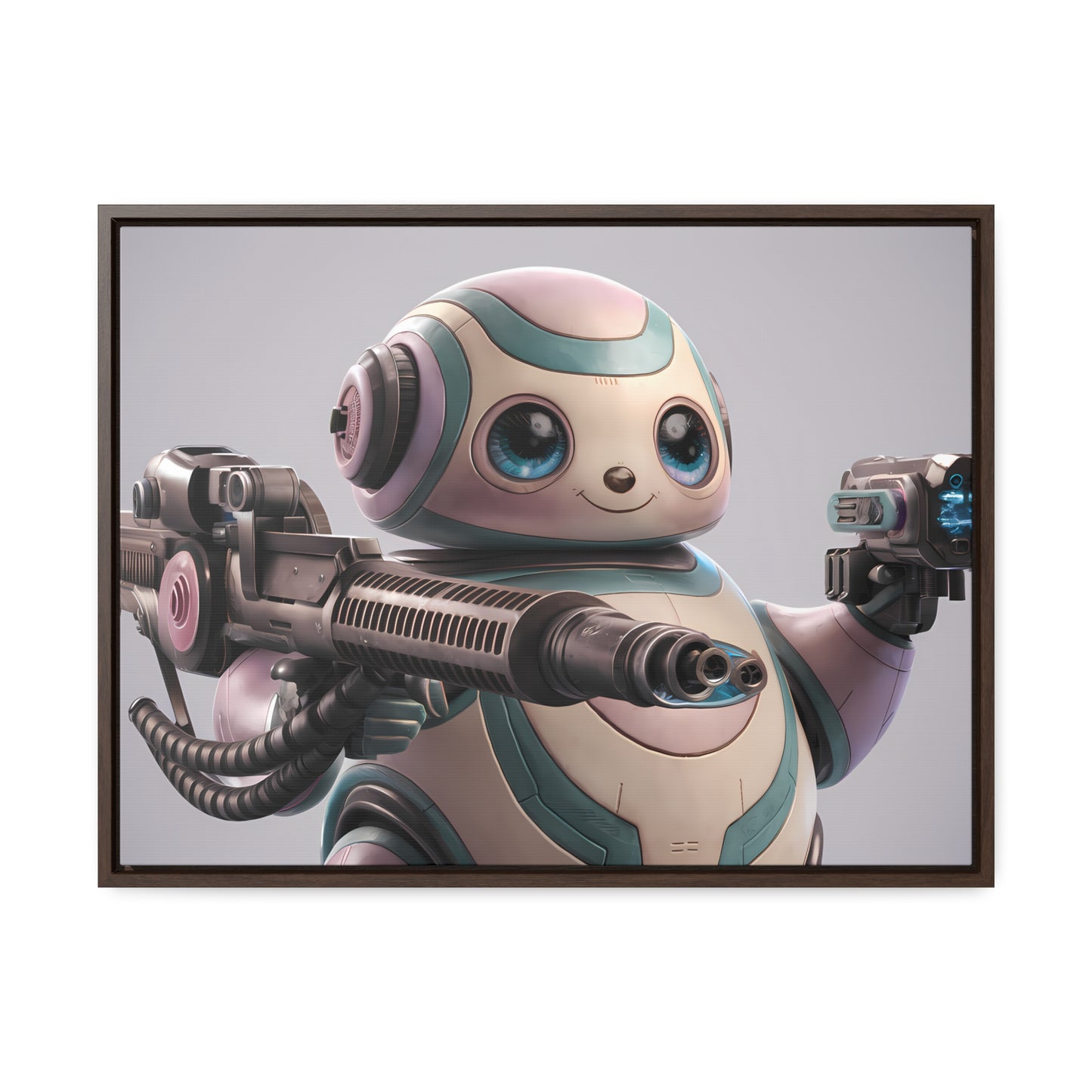 "Adorable Defender" - Gallery Canvas Wraps, Horizontal Frame