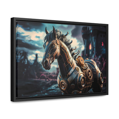 The Mechanical Steed of Dystopia - Gallery Canvas Wraps, Horizontal Frame