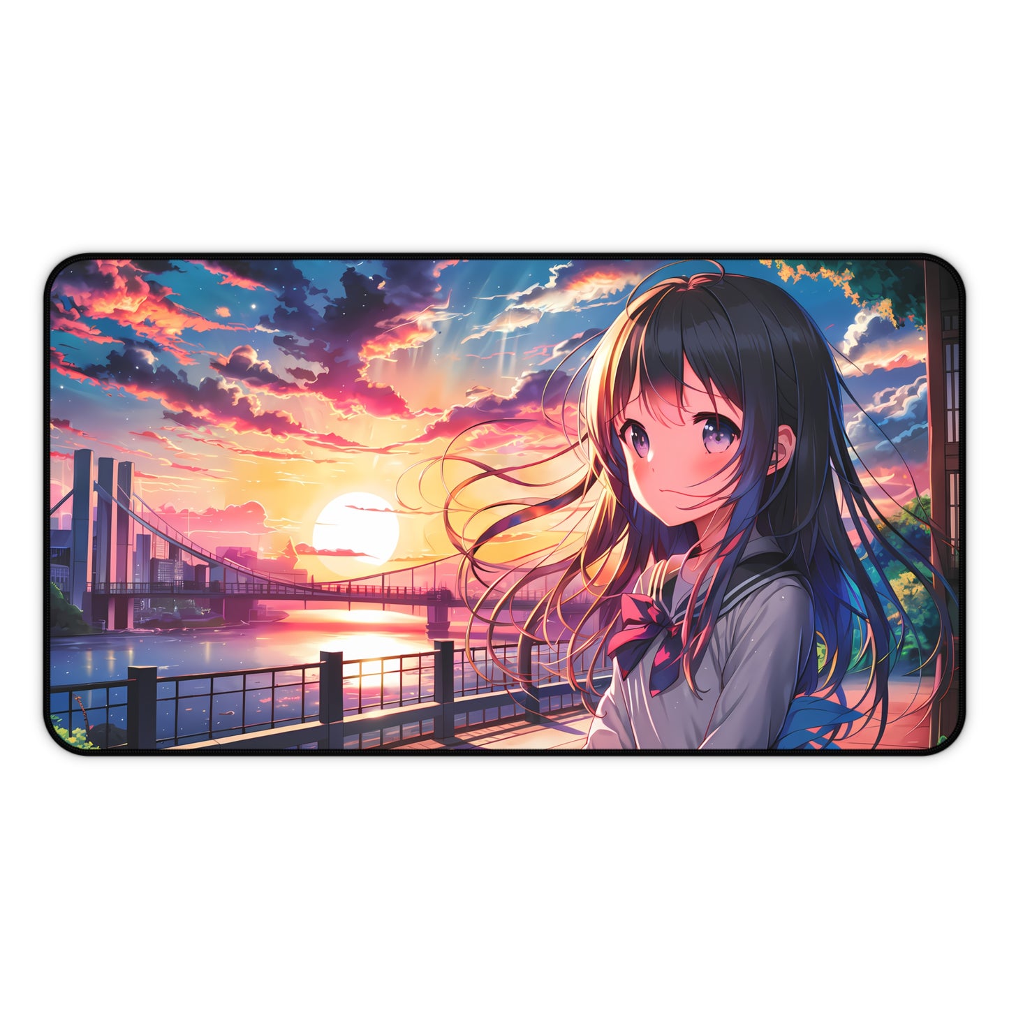 "Twilight Reflections" - Desk Mat