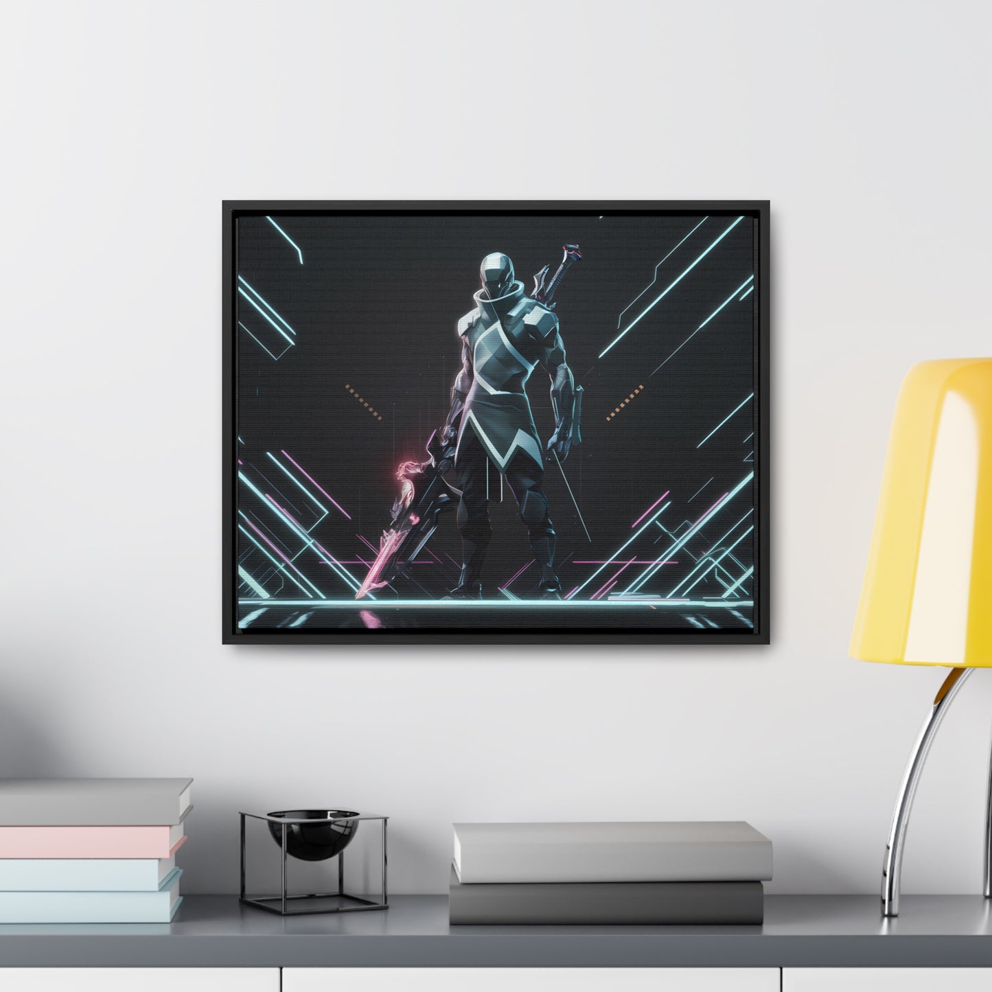 Cybernetic Vanguard - Gallery Canvas Wraps, Horizontal Frame