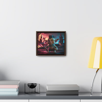 Goblin of the Neon Wastelands - Gallery Canvas Wraps, Horizontal Frame